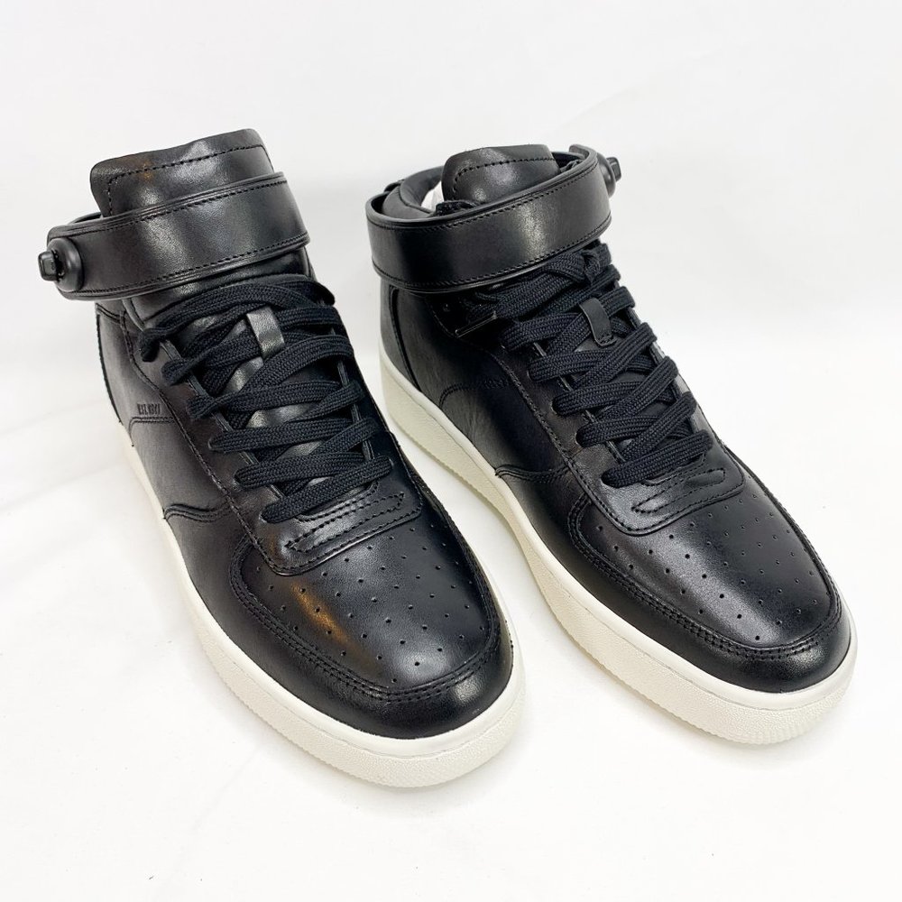 COACH Turnlock C210 Black High Top Sneaker 7 D NEW - Picture 5 of 8